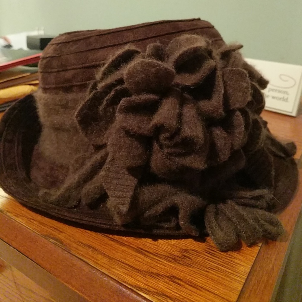 San Marcon Hand made cloche hat